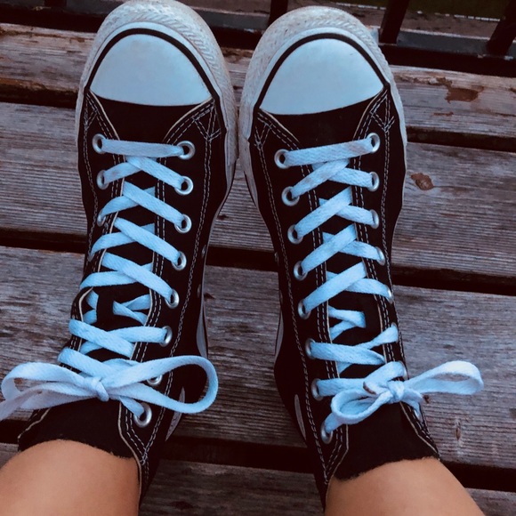 black converse high tops<3 - Picture 4 of 5